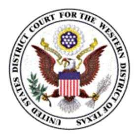 Western District of Texas, U.S. District Court logo
